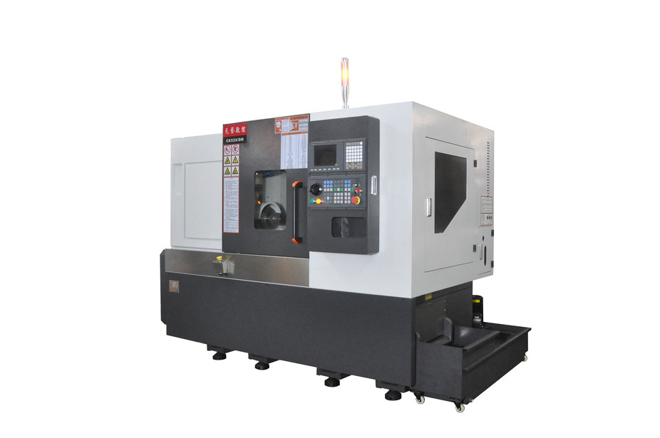 CK52X/DM turret inclined rail tailstock precision CNC lathe (with hydraulic thimble)